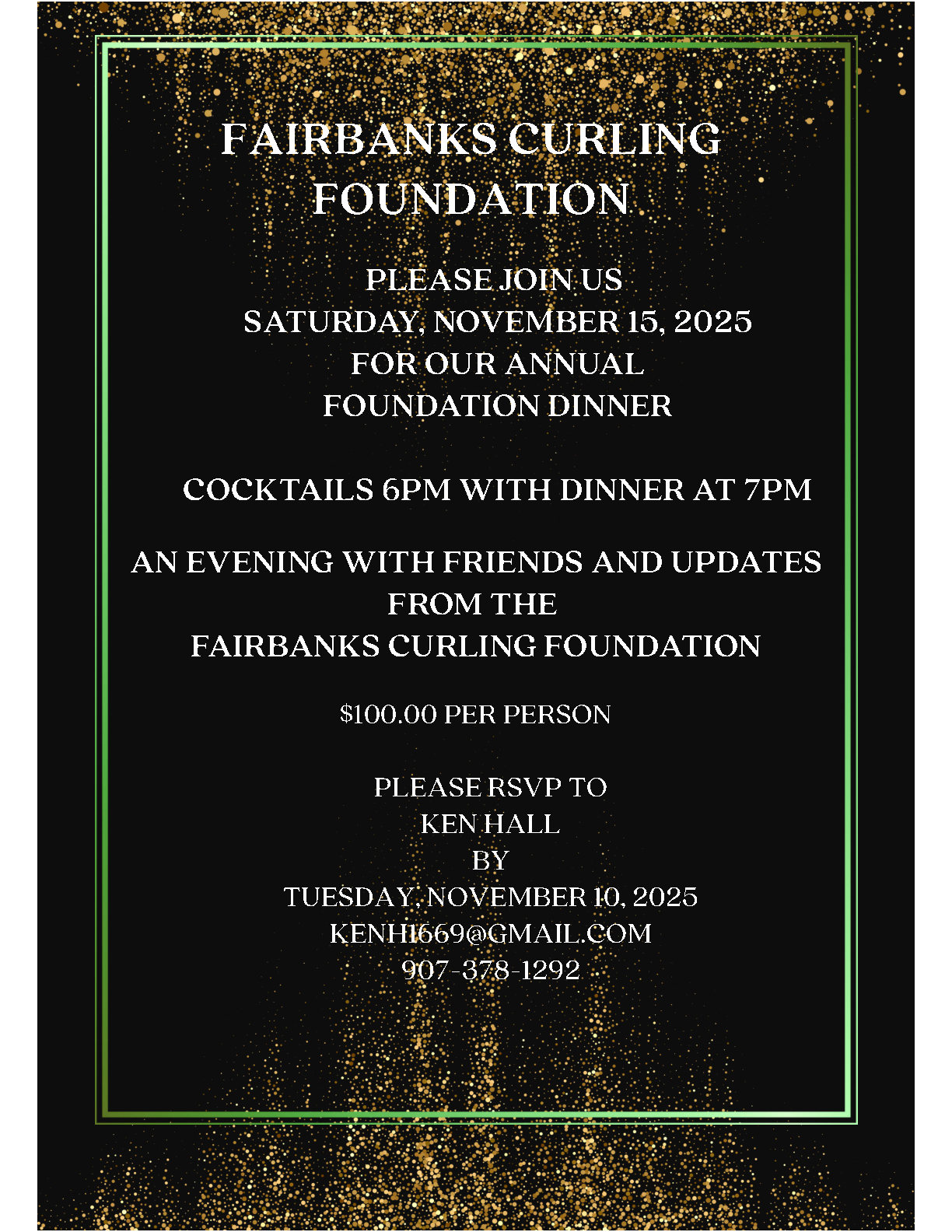 Fairbanks Curling Foundation Dinner