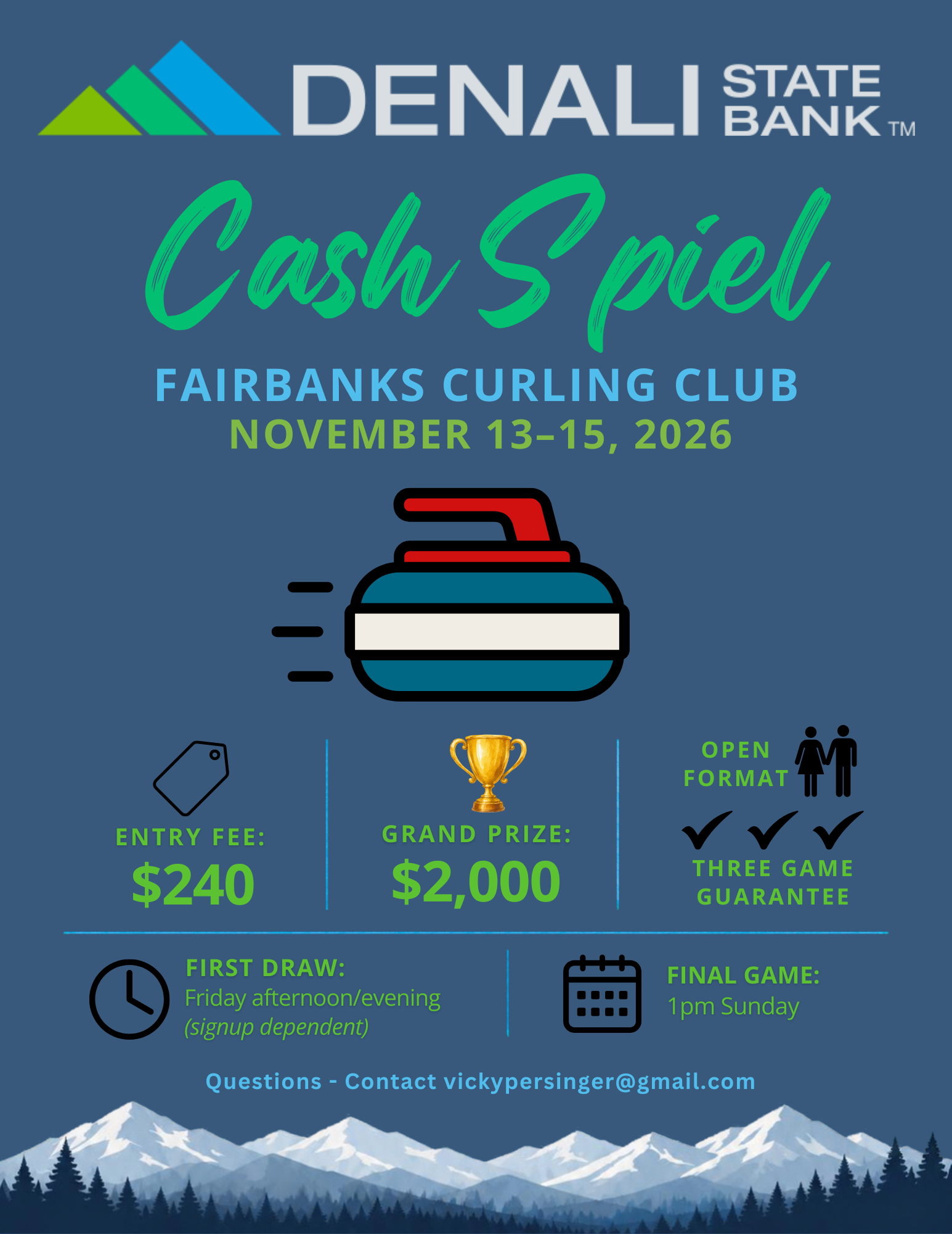 2026 Denali State Bank Cash Spiel