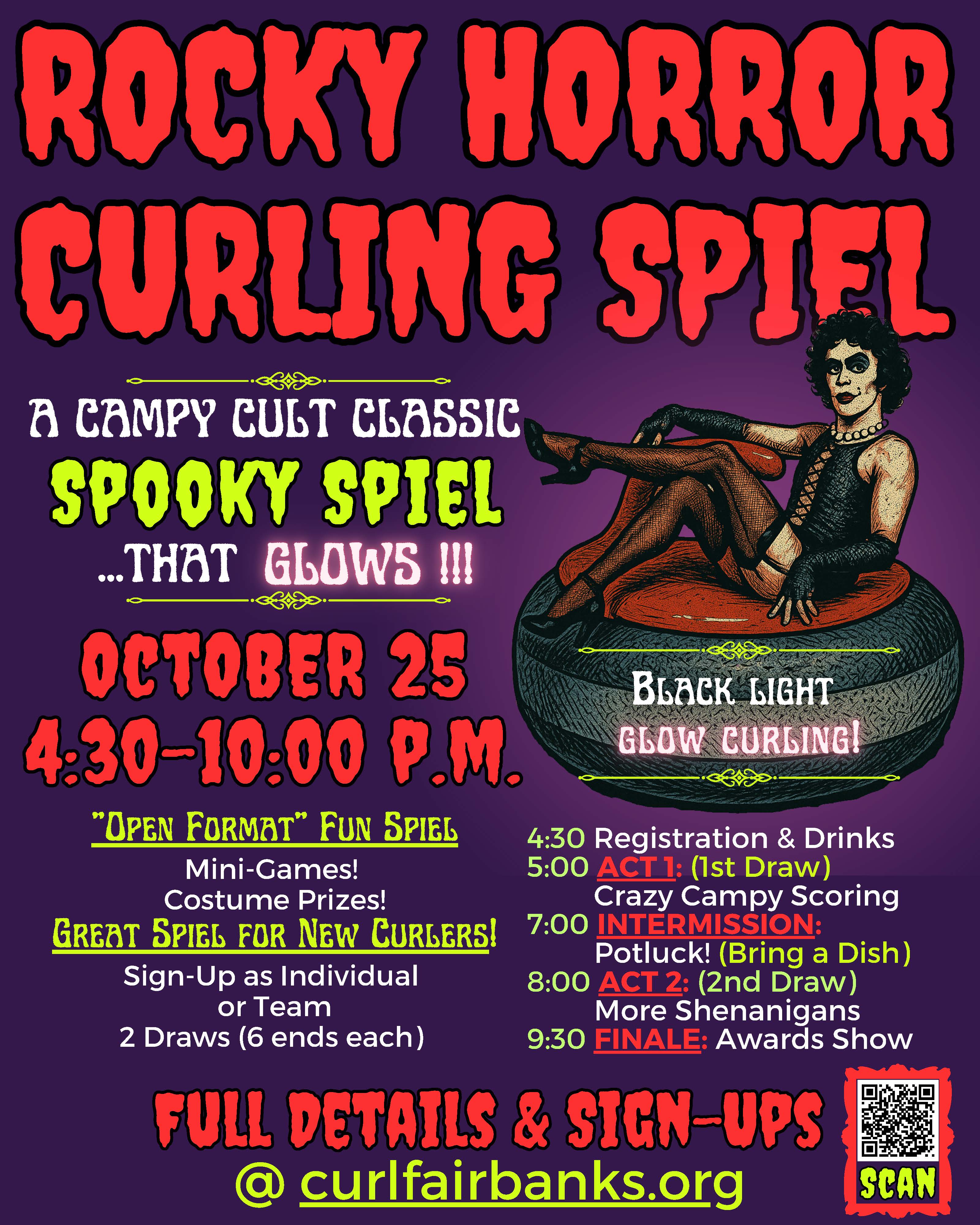 2025 Glo Spiel: Rocky Horror Curling Spiel