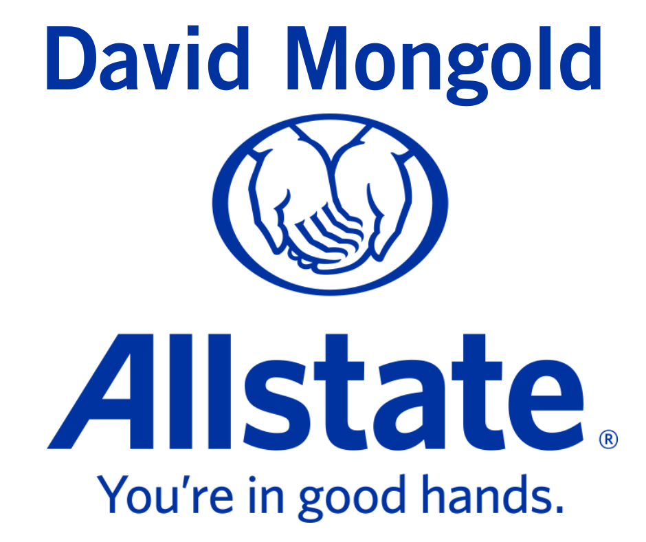 David Mongold, Allstate Insurance logo